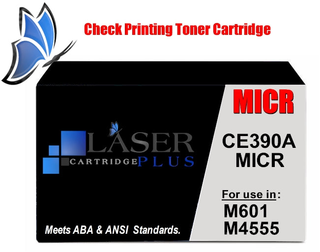 CE390A MICR, HP M601 M602 M603 M4555 MICR Toner - Premium New CE390A-MICR-OEM