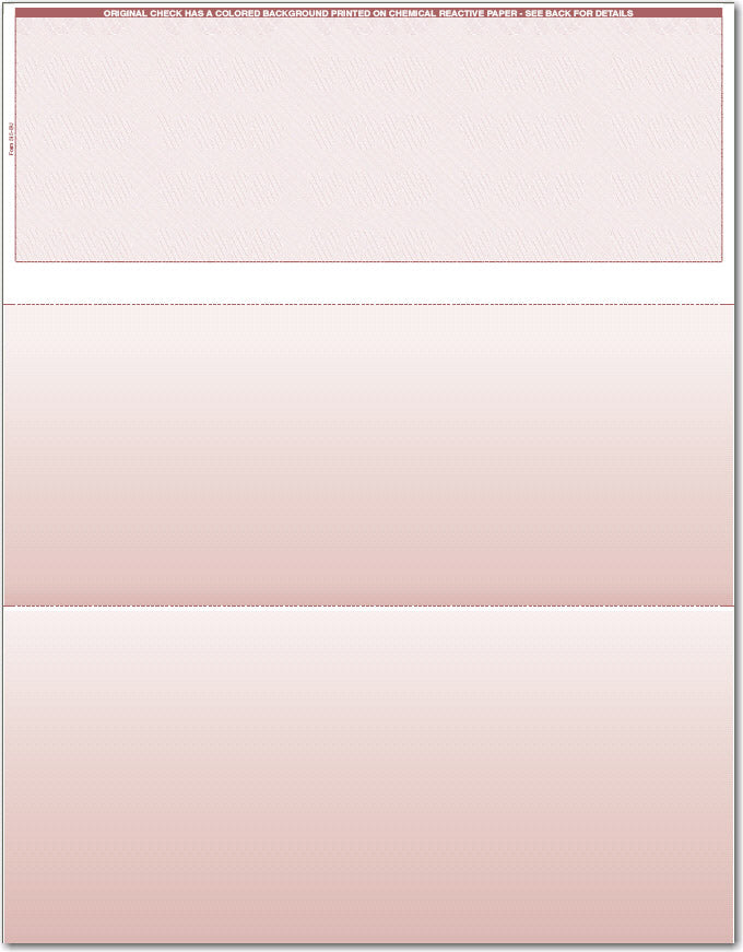 Top Blank Check Paper for Quickbooks, Quicken, VersaCheck CP515 1 Ream CP515-REAM-TOP-BLANK-CHECK-STOCK