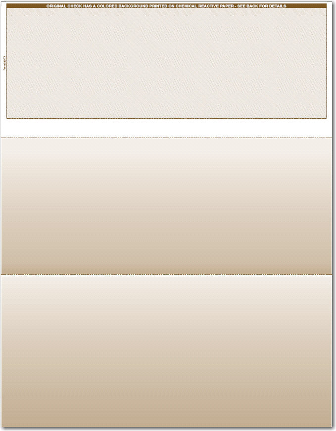 Top Blank Check Paper for Quickbooks, Quicken, VersaCheck CP515 1 Ream CP515-REAM-TOP-BLANK-CHECK-STOCK