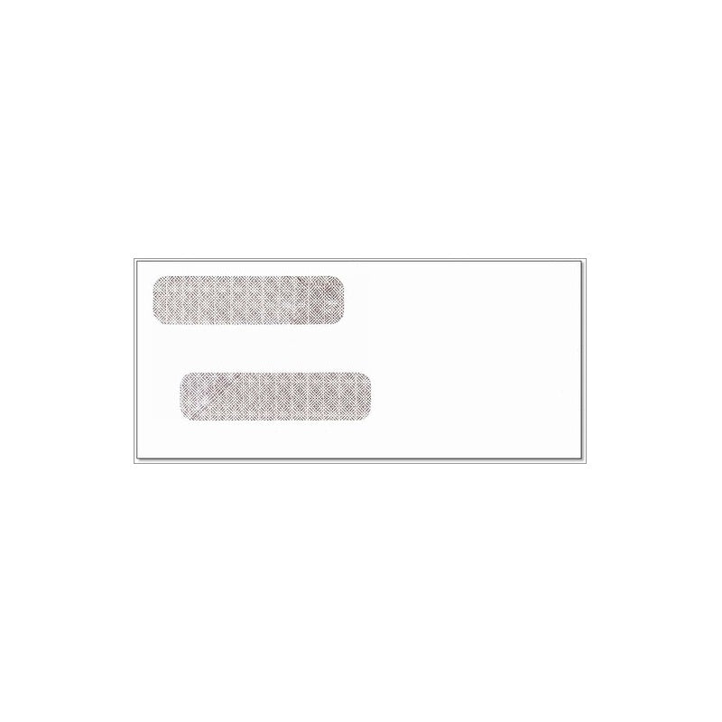 Tight-fit window placement for Intuit QuickBooks checks and Quicken checks - CP31-605 security tint envelopes