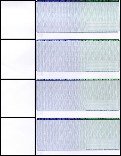 Business check paper Business check paper picture