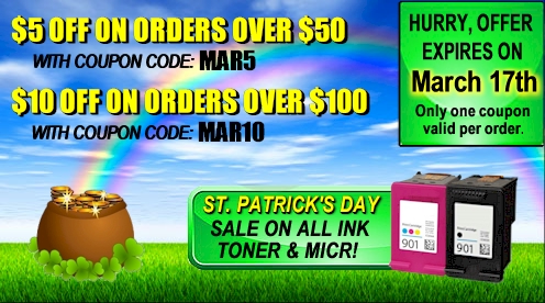 $10 off coupon on printer cartridges