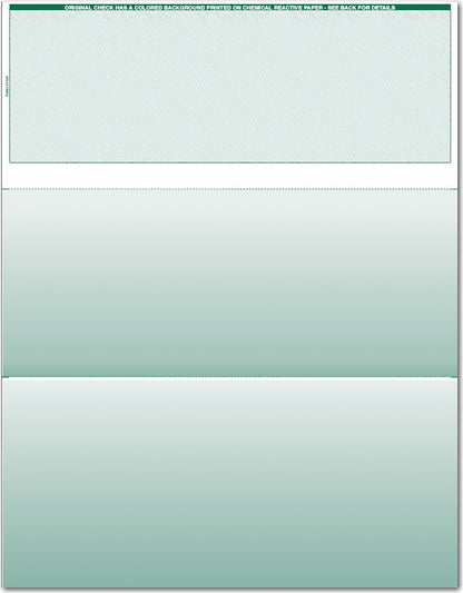Top Blank Check Paper for Quickbooks, Quicken, VersaCheck CP515 1 Ream CP515-REAM-TOP-BLANK-CHECK-STOCK