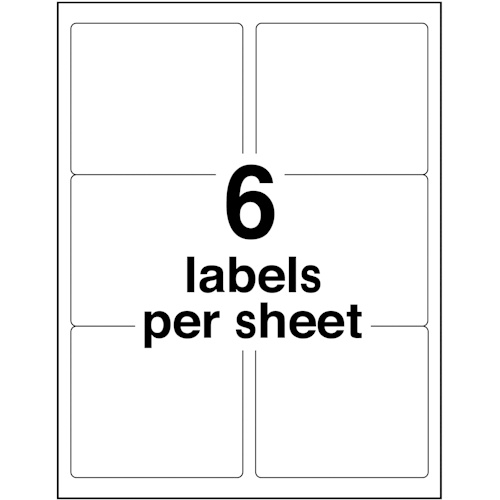 avery 5164 compatible shipping labels 100 sheets 6 avery 6 labels per sheet