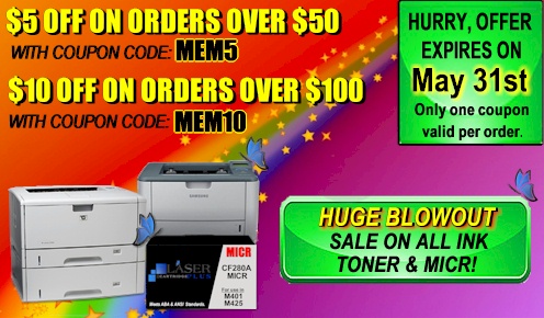 $10 off coupon on printer cartridges