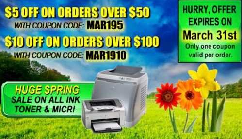 $10 off coupon on printer cartridges