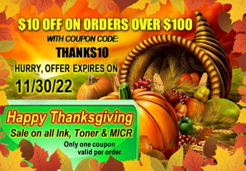 $10 off coupon on printer cartridges