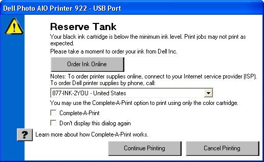 Dell Photo AIO Printer 922